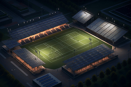 新能源照明体育中心图片
