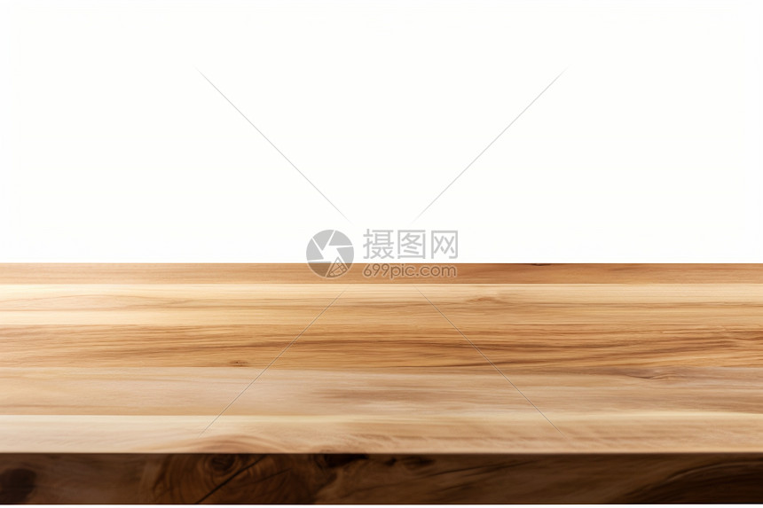 原木色木桌图片