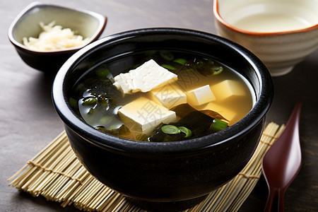 豆腐紫菜味噌汤菜品图片
