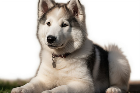 阿拉斯加雪橇犬马尔穆特雪橇犬背景