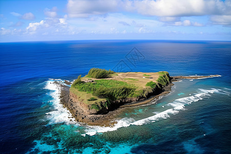 紫禁之巅紫禁岛自然风光背景