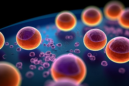 抗生素耐药菌3D概念图图片