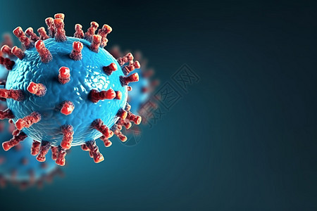 3D病毒医学场景图片