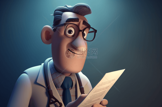 卡通形象的医生图片