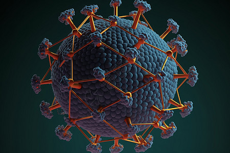 病毒概念模型图片