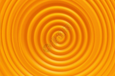 橙黄色圆形波纹背景图片