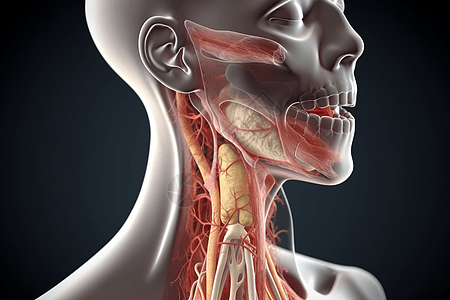 咽喉解刨图片
