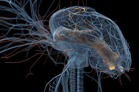 神经系统3D模型图片