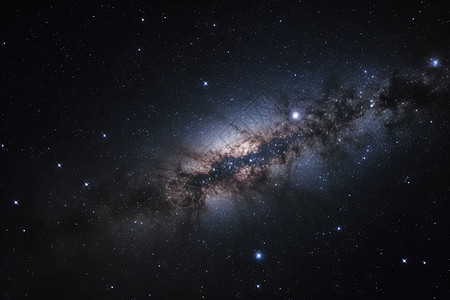 宇宙中银河系恒星图片