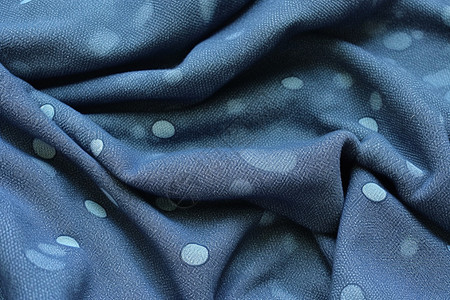 希瑟蓝色棉质平织面料图片