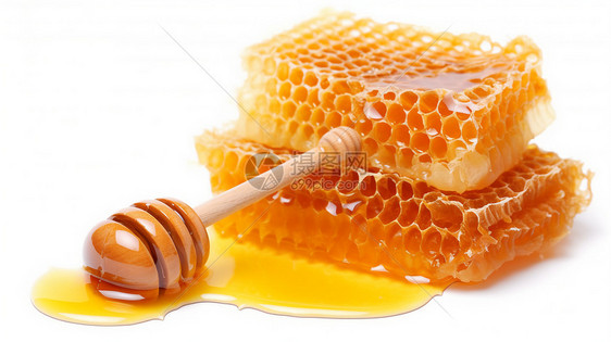 人工养殖的蜂蜜巢图片