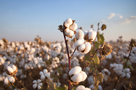棉花种植园背景图片