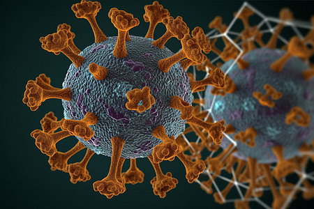医疗3d病毒图片