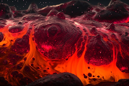 抽象火山熔岩图片