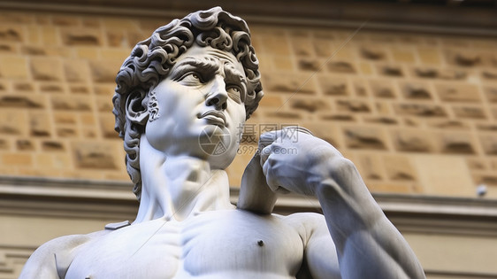米开朗基罗广场的大卫雕像图片