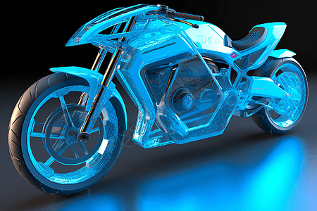 未来科技感摩托车图片