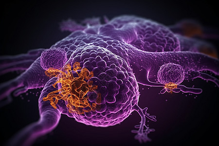 胰腺癌解剖学概念图高清图片