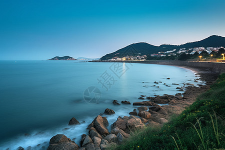 美丽海岸线风景图片