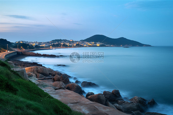 海岸线风景图图片