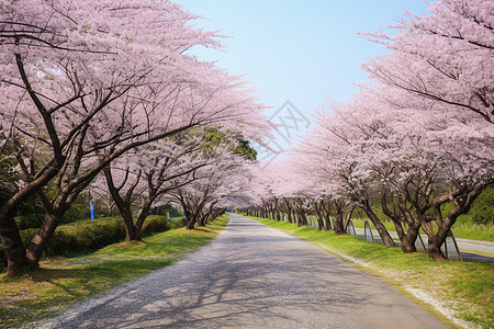 的樱花路图片