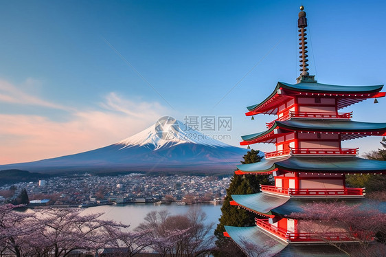 富士山美景图片