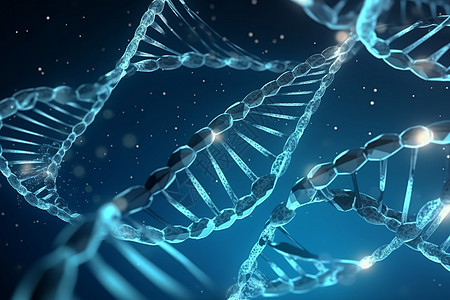 抽象DNA链的医学背景图片
