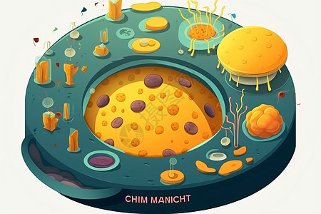 生物细胞的结构插图图片