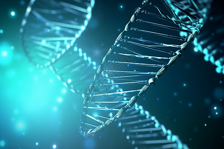 医学背景与DNA链图片