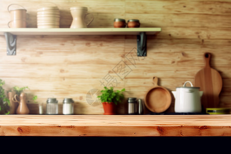 厨房虚化背景厨房用品背景图片