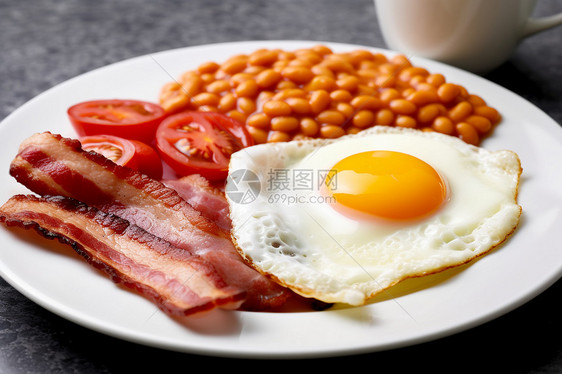 传统英式早餐图片