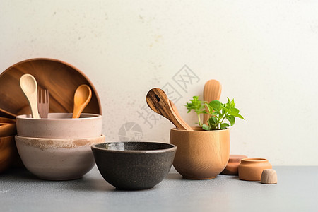 现代陶瓷餐具图片