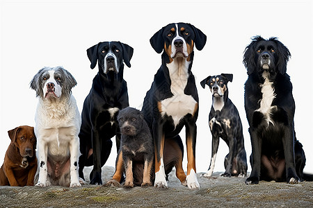 不同品种的流浪狗狗图片