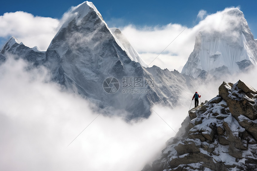 大山深处的景观图片