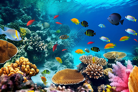 加勒比的海底世界图片