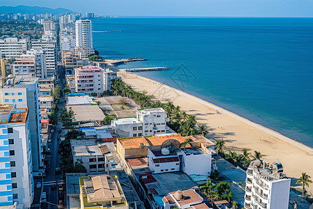 海边城市风景图片