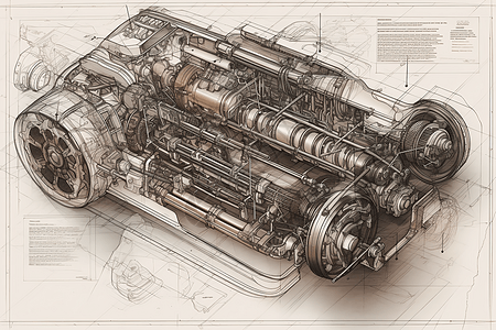 汽车发动机的复杂性图片