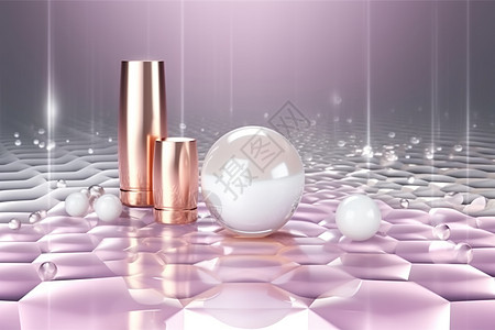 化妆品产品广告背景图片
