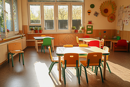 幼儿园的房屋景观图片