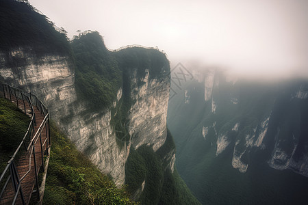 壮丽的天门山图片