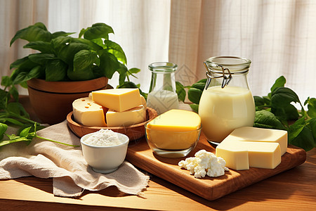 营养丰富的奶酪图片