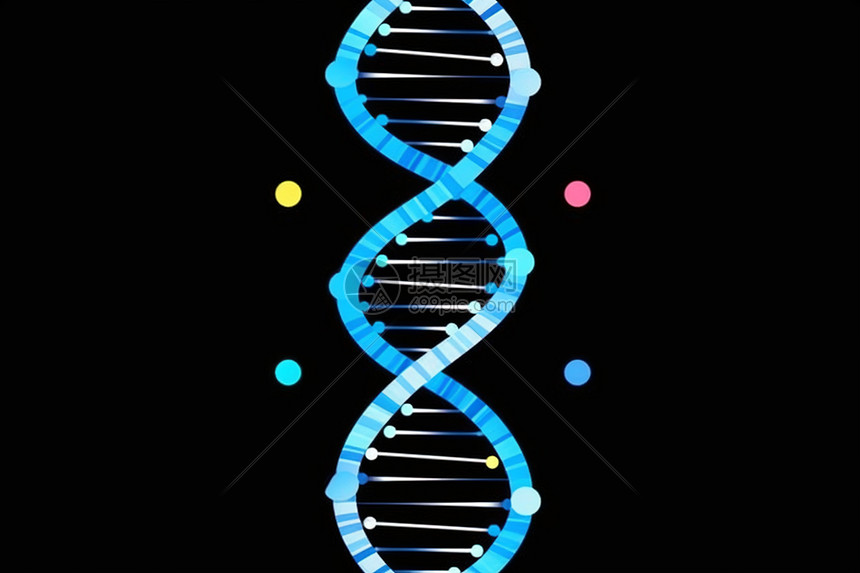 分子结构卡通插图图片