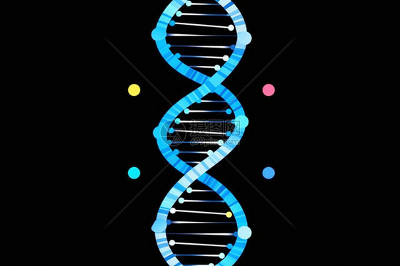 分子结构卡通插图图片