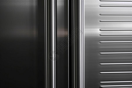 高端设计的冰箱门图片