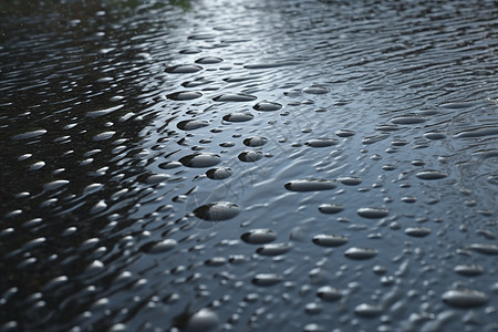 下雨的雨天地面图片