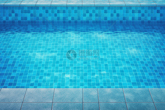 游泳池底部瓷砖图片