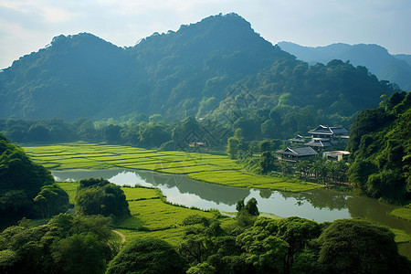 美丽的乡村风景图片