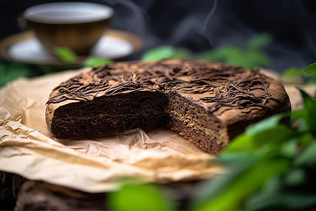 茶叶饼茶饼图片