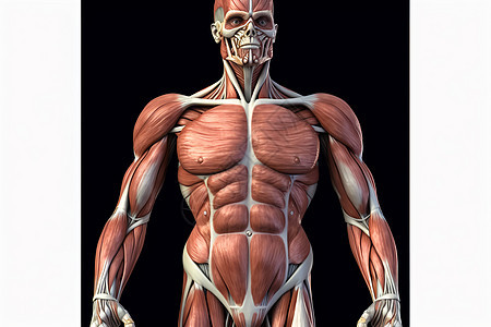 人体肌肉结构图片