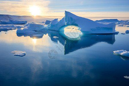 冰川景观图片