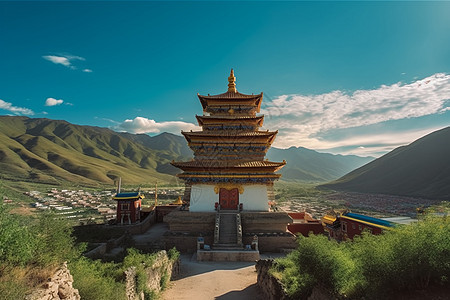 西藏的寺庙图片